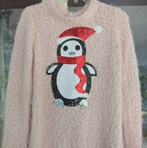 🌱 No Boundaries fluffy penguin sweater 🌱